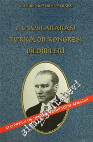 1. Uluslararası Türkoloji Kongresi Bildirileri (1998 Prizren, Yugoslav