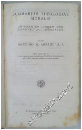 Summarium Theologiae Moralis : Ad Recentem Codicem iuris Canonici Acco