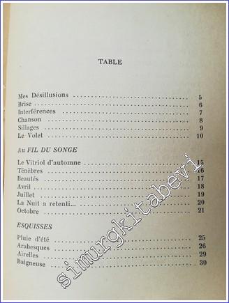 Sanguines et Fusains: Poèmes - 1952