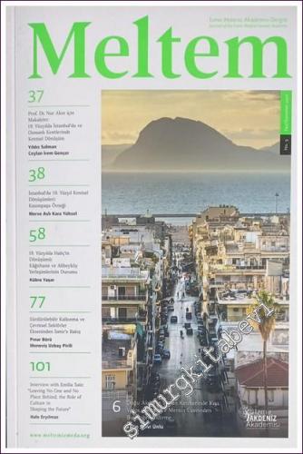 Meltem İzmir Akdeniz Akademisi Dergisi - Sayı : 9 Yaz / Summer 2021