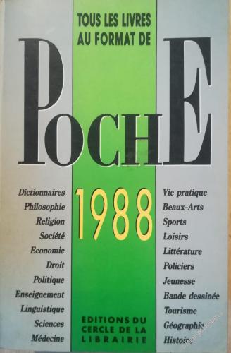 Tous les Livres Au Format de Poche - Repertoire 1988