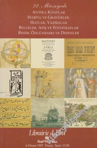 22. Librairie de Pera Müzayedesi: Antika Kitaplar, Harita ve Gravürler