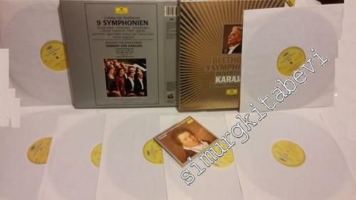 33 LP PLAK VINYL: Beethoven, Karajan, Berliner Philharmoniker - 9 Symp