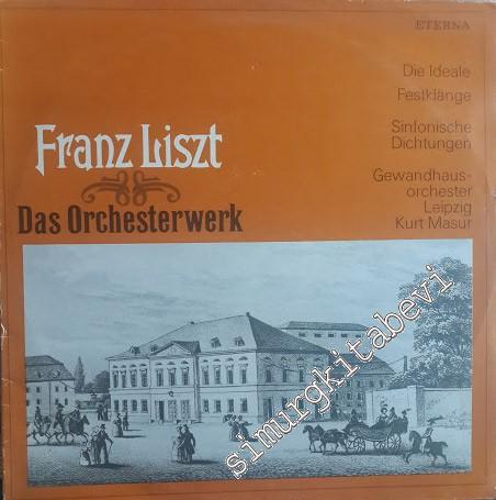 33 LP PLAK VINYL: Franz Liszt, Gewandhausorchester Leipzig, Kurt Masur