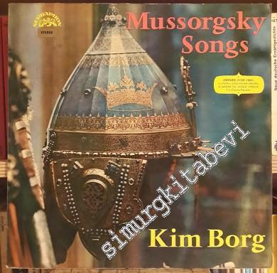 33 LP PLAK VINYL: Modest Mussorgsky, Kim Borg: Songs and Dances Of Dea