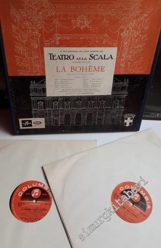33 LP PLAK VINYL: Teatro Alla Scala, Giacomo Puccini - La Boheme, 2×Vi