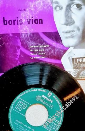45 RPM SINGLE PLAK VINYL: Mouloudji, No 2: Chante Boris Vian