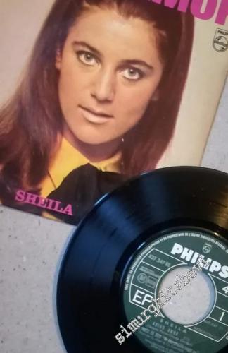 45 RPM SINGLE PLAK VINYL: Sheila - Adios Amor
