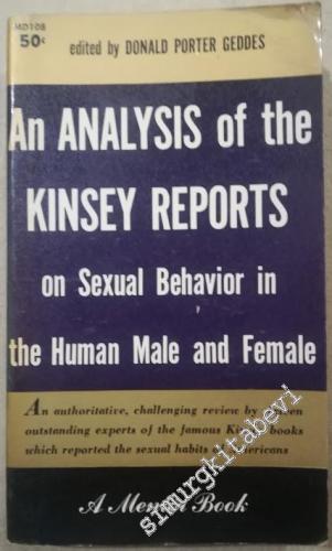 An Analysis of the Kinsey Reports on Sexual Behavior in the Human Male