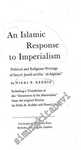 An Islamic Response to Imperialism ( FOTOKOPİ )