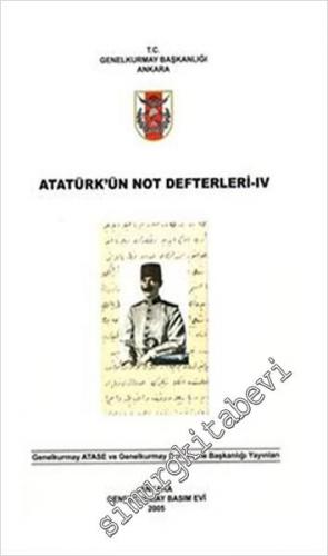 Atatürk'ün Not Defterleri, Cilt 4