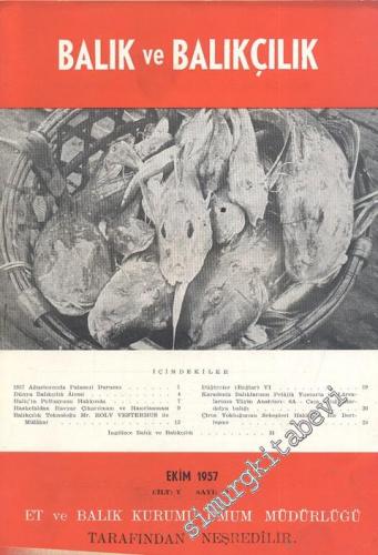 Balık ve Balıkçılık Dergisi - Sayı: 10, Ekim 1957, Cilt: 5