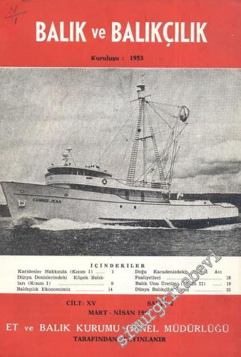Balık ve Balıkçılık Dergisi - Sayı: 2, Mart - Nisan 1967, Cilt: 15