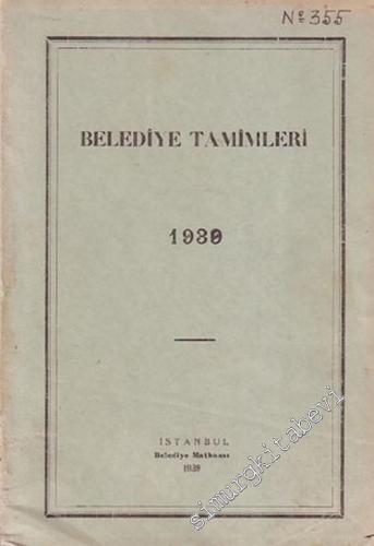 Belediye Tamimleri 1938