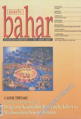 Berfin Bahar Aylık Kültür, Sanat ve Edebiyat Dergisi - Sayı: 81 Kasım