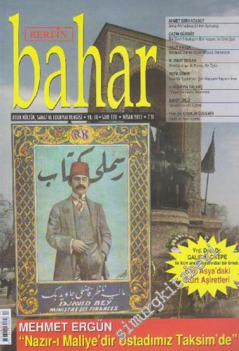Berfin Bahar Kültür, Sanat ve Edebiyat Dergisi - Dosya: Mehmet Ergün: 