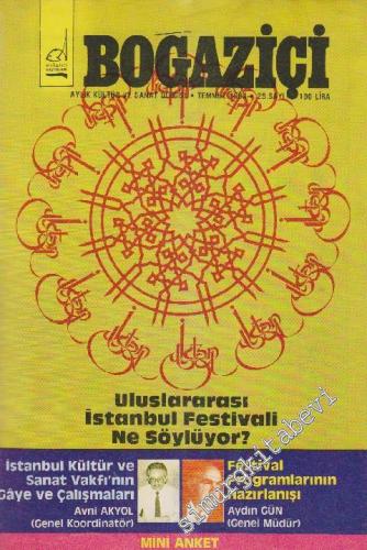 Boğaziçi Aylık Kültür Dergisi - Dosya: Uluslararası İstanbul Festivali