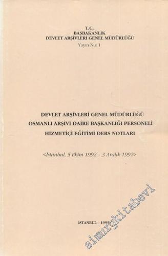 Devlet Arşivleri Genel Müdürlüğü Osmanlı Arşivi Daire Başkanlığı Perso