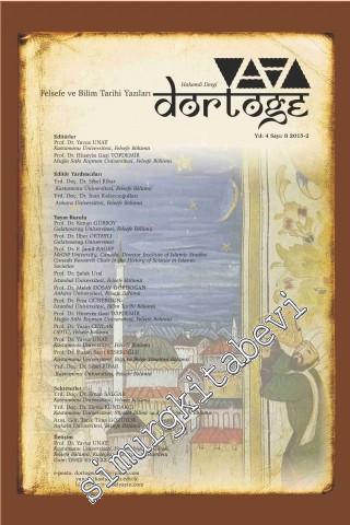 Dörtöğe Dergisi: Felsefe ve Bilim Tarihi Yazıları 2015/2 - Sayı: 8 Yıl