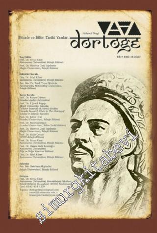 Dörtöğe Dergisi: Felsefe ve Bilim Tarihi Yazıları - 2021 Yunus Emre Yı