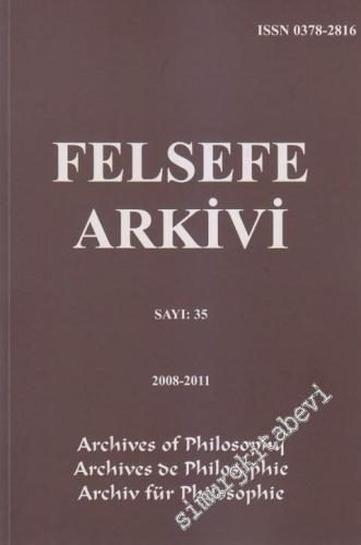 Felsefe Arkivi - Sayı: 35