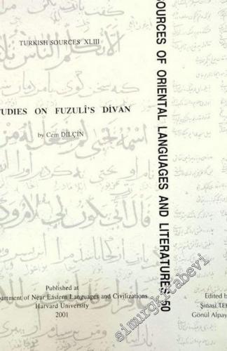 Fuzuli Divanı Üzerine Notlar = Studies on Fuzuli's Divan