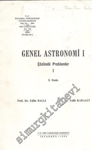 Genel Astronomi Çözümlü Problemler 1