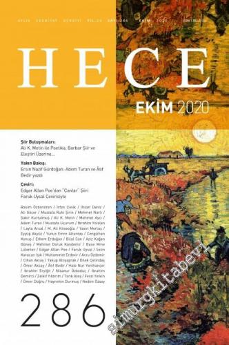 Hece Dergisi - Ali K. Metin ile Poetika - Sayı: 286 Ekim