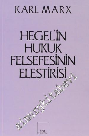 Hegel'in Hukuk Felsefesinin Eleştirisi