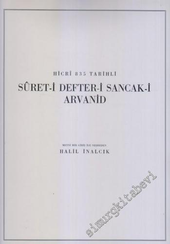 Hicri 835 Tarihli Suret-i Defter-i Sancak-i Arvanid