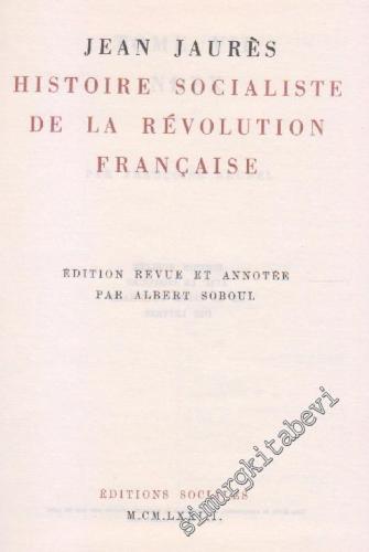 Histoire Socialiste de la Révolution Française Tome 6.: İndex Édition 