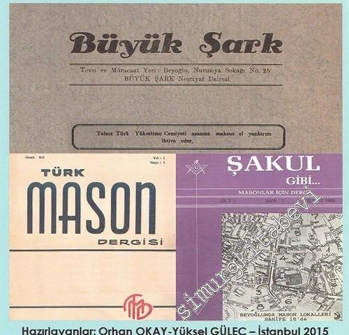 MASONİK Büyük Şark Dergisi / Türk Mason Dergisi / Şakul / Gibi DVD