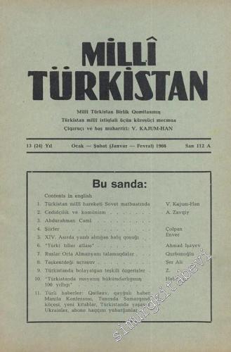 Milli Türkistan - Milli Türkistan Birlik Qomitasının Türkistan Milli İ