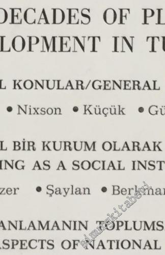 ODTÜ Gelişme Dergisi 1981 Özel Sayısı: Türkiye'de Planlı Gelişmenin Yi