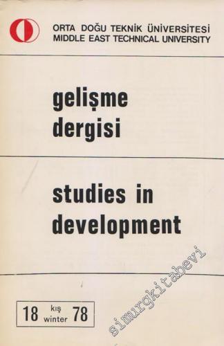 ODTÜ Gelişme Dergisi - METU Studies in Development - Sayı: 18 Kış