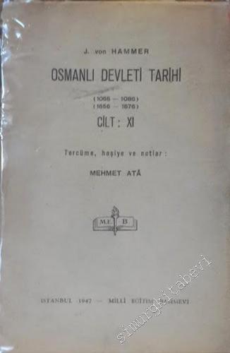 Osmanlı Devleti Tarihi (1066/1556 - 1086/1676) Cilt: 11