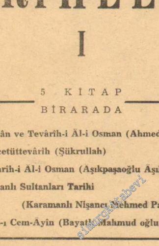 Osmanlı Tarihleri 1