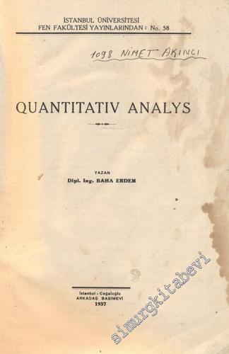 Quantitativ Analys