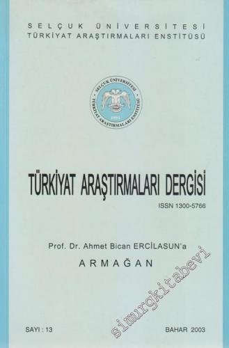 Selçuk Üniversitesi Türkiyat Araştırmaları Enstitüsü Türkiyat Araştırm
