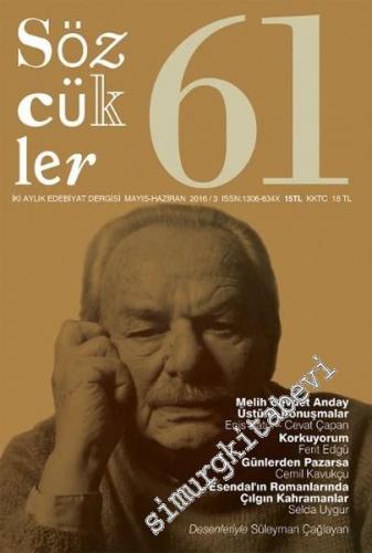 Sözcükler İki Aylık Edebiyat Dergisi - Melih Cevdet Anday, Memduh Şevk