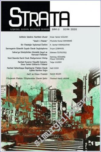 Strata İlişkisel Sosyal Bilimler Dergisi - Sayı: 3 Ocak 2020