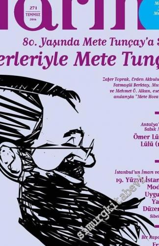 Toplumsal Tarih Dergisi - Dosya: 80. Yaşında Mete Tunçay'a Saygı: Eser