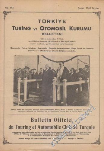 Turing - Türkiye Turing ve Otomobil Kurumu Belleteni - Sayı: 193 Şubat