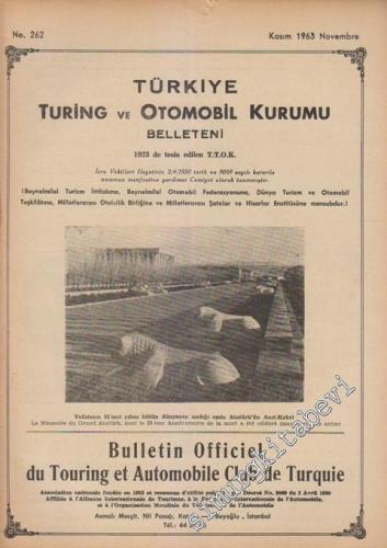 Turing - Türkiye Turing ve Otomobil Kurumu Belleteni - Sayı: 262 Kasım
