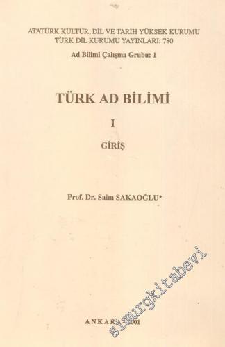 Türk Ad Bilimi 1: Giriş