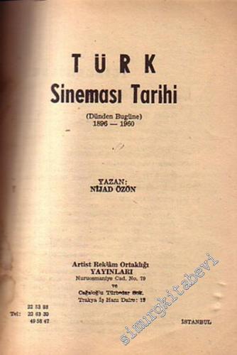 Türk Sineması Tarihi ( Dünden Bugüne ) 1896 - 1960