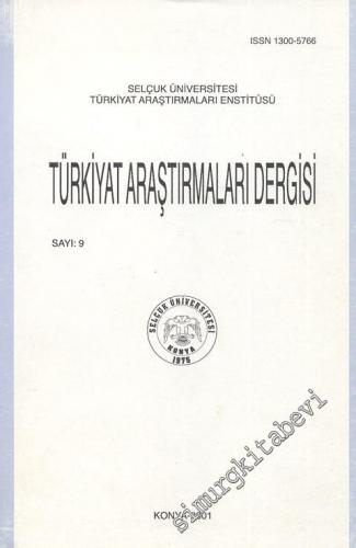 Türkiyat Araştırmaları Dergisi - Sayı: 9, Yıl: 2001