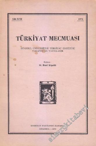 Türkiyat Mecmuası, Malazgirt Savaşı 900. Yıl Dönümü Hatırası - Cilt: 1