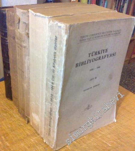 Türkiye Bibliyografyası 5 Cilt TAKIM 1928 -1948