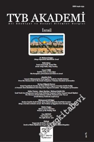 TYB Akademi: Dil, Edebiyat ve Sosyal Bilimler Dergisi - İsrail Özel Sa
